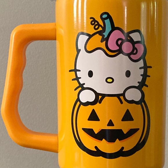 New Hello Kitty Halloween Stainless Steel Tumbler 40 oz. with handle - Picture 4 of 6